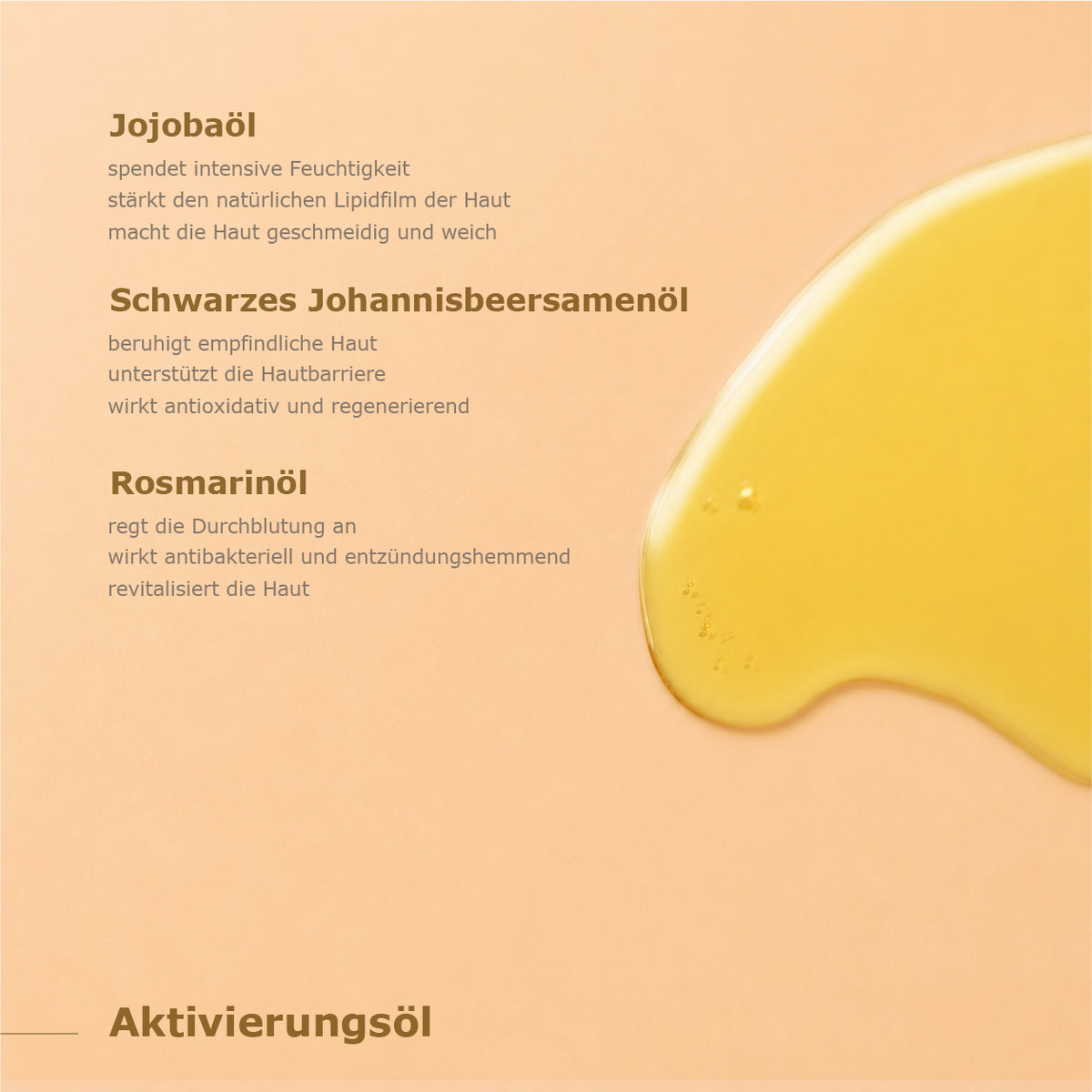 Aktivierungsöl ANISSA Naturkosmetik Inhaltsstoffe