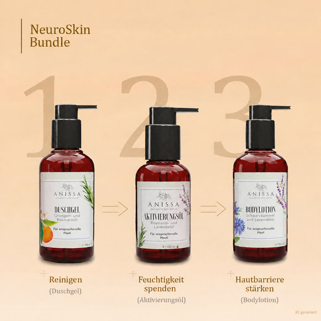 Aktivierungsöl ANISSA Naturkosmetik Anwendung im Neuroskin Bundle