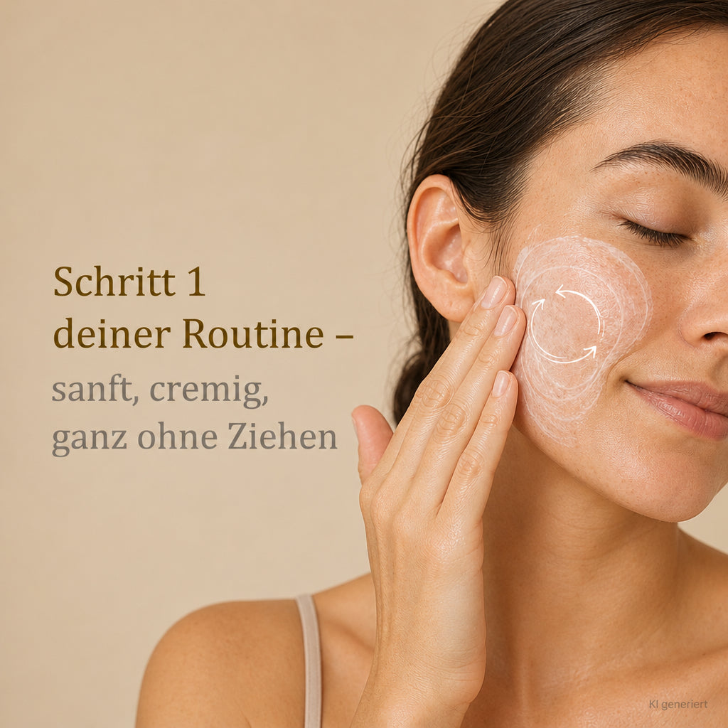 Reinigungsmilch ANISSA Naturkosmetik Anwendung