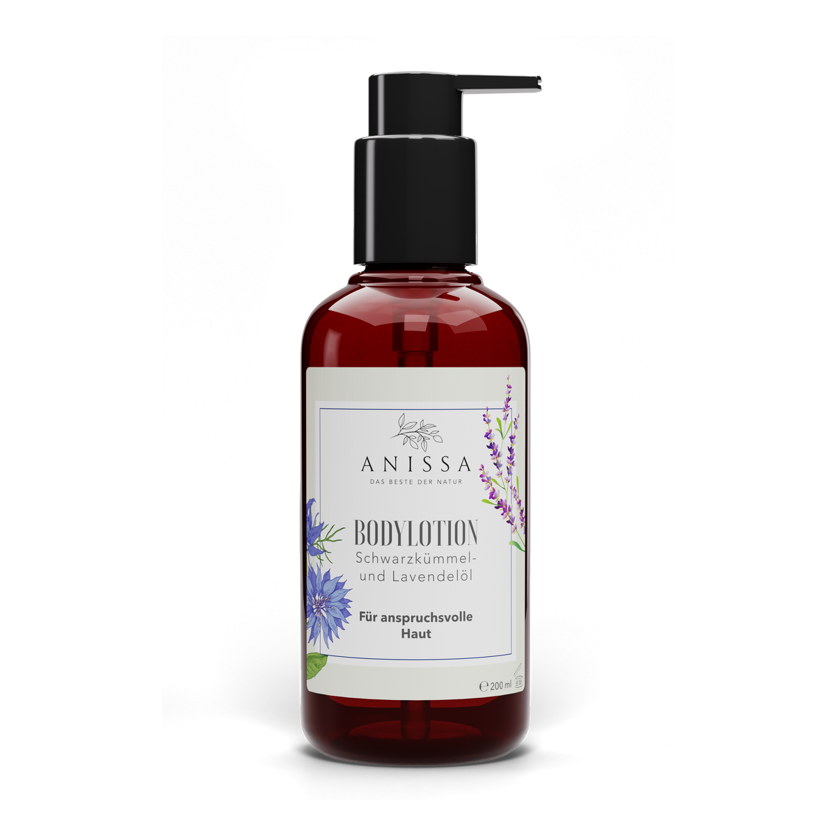 BODYLOTION für komplizierte Haut, mit Schwarzkümmelöl – ANISSA Naturkosmetik