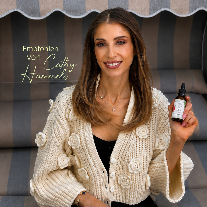 Cathy Hummels testes ANISSA Produkte