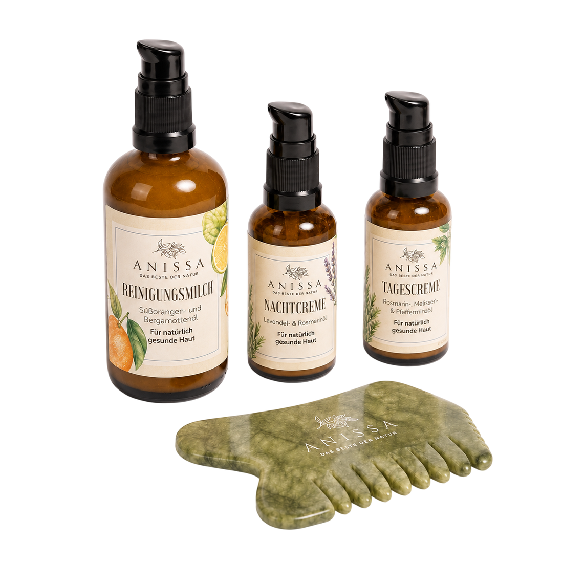 Hautbarriere Set + Gratis Gua Sha